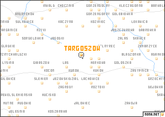 map of Targoszów