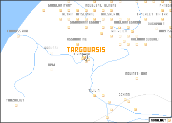 map of Targouasis