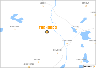 map of Tarhapää