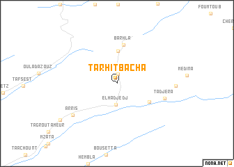 map of Tarhit Bacha