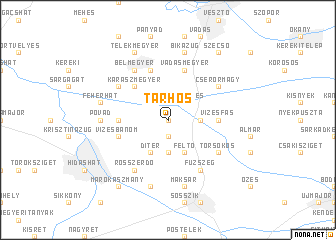 map of Tarhos