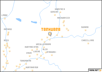 map of Tarhuara