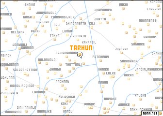 map of Tarhūn