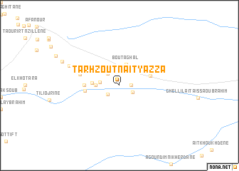 map of Tarhzout nʼAït Yazza