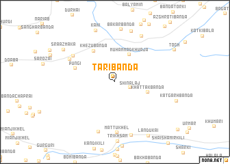 map of Tari Bānda