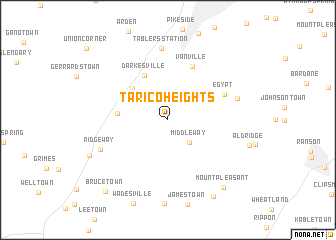 map of Tarico Heights
