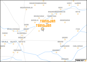 map of Taridjan