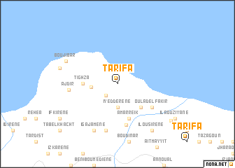 map of Tarîfa