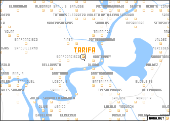 map of Tarifa