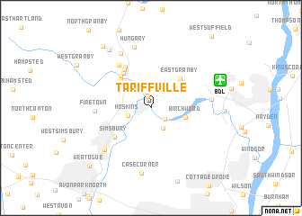 map of Tariffville