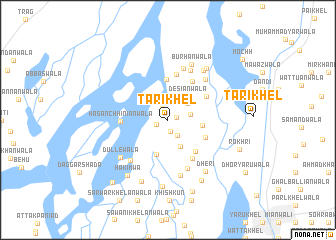 map of Tari Khel