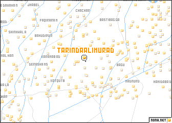 map of Tarinda Ali Murād