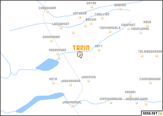 map of Tarin