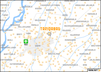 map of Tariqābād