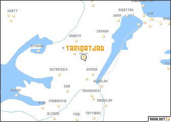 map of Ţarīqat Ja‘d
