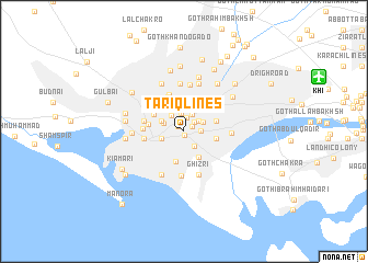 map of Tariq Lines