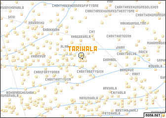 map of Tārīwāla