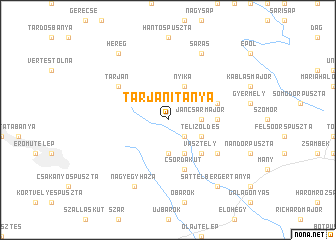 map of Tarjáni Tanya