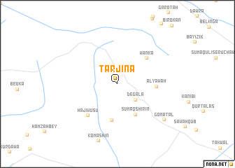 map of Tarjīna