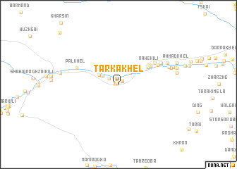 map of Tarka Khel