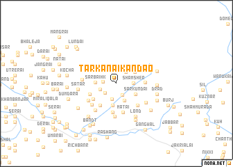 map of Tarkanai Kandao