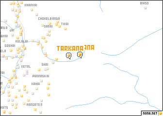 map of Tarkāna