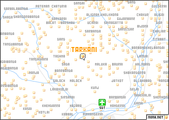 map of Tarkāni