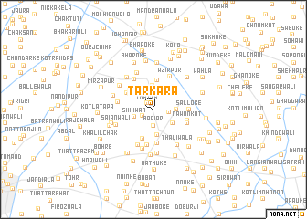 map of Tarkāra