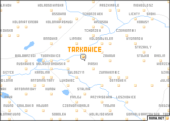 map of Tarkawice