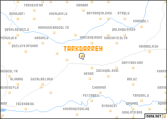 map of Tark Darreh