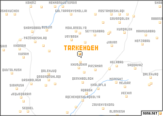 map of Tarkeh Deh