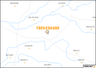 map of Tarkeshwar