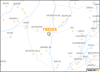 map of Tǝrkeş