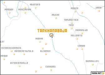 map of Tarkhaña Baja