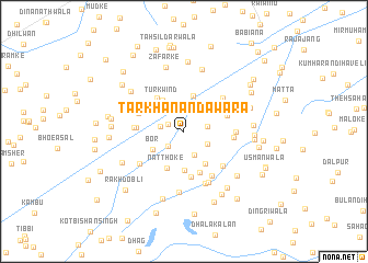 map of Tarkhānān-da-Wāra