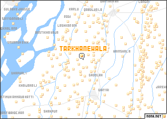 map of Tarkhānewāla