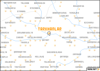 map of Tarkhānlār