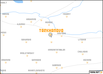 map of Tarkhanovo