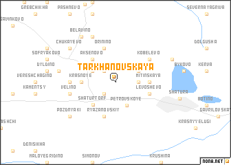 map of Tarkhanovskaya