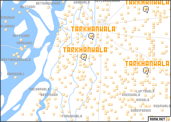 map of Tarkhānwāla