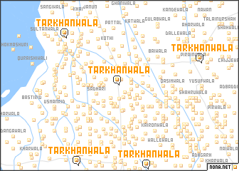 map of Tarkhānwāla