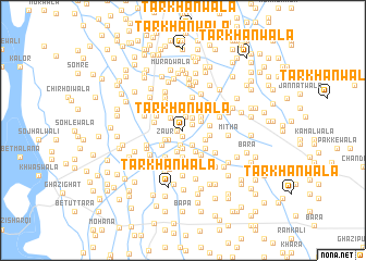 map of Tarkhānwāla