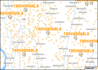 map of Tarkhānwāla