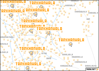 map of Tarkhānwāla