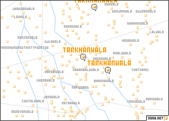 map of Tarkhānwāla