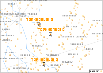 map of Tarkhānwāla