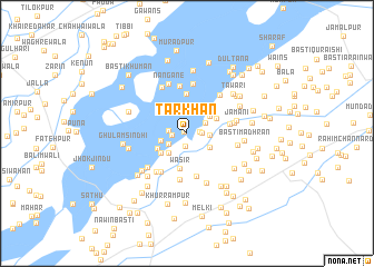 map of Tarkhān