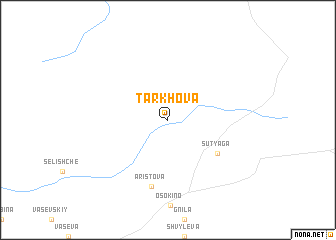 map of Tarkhova