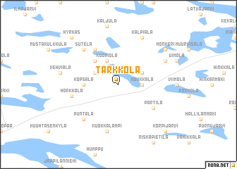 map of Tarkkola