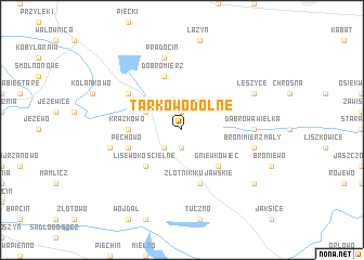 map of Tarkowo Dolne